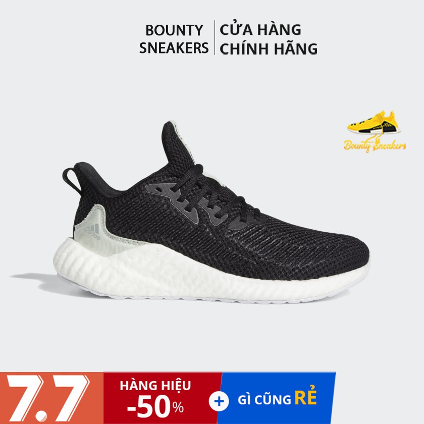 Giày Sneaker Thể Thao Adidas Alphaboost Parley Nam EF1162 "Core Black" - Hàng Chính Hãng - Bounty Sneakers