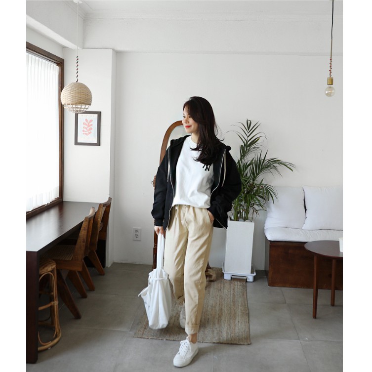 [ SALE KHỦNG] - QUẦN BAGGY KAKI NỮ LƯNG THUN DÂY RÚT CỰC ĐẸP