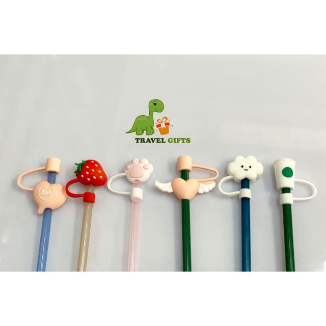 🌞 Ống hút nhựa và Nút đậy Kute
