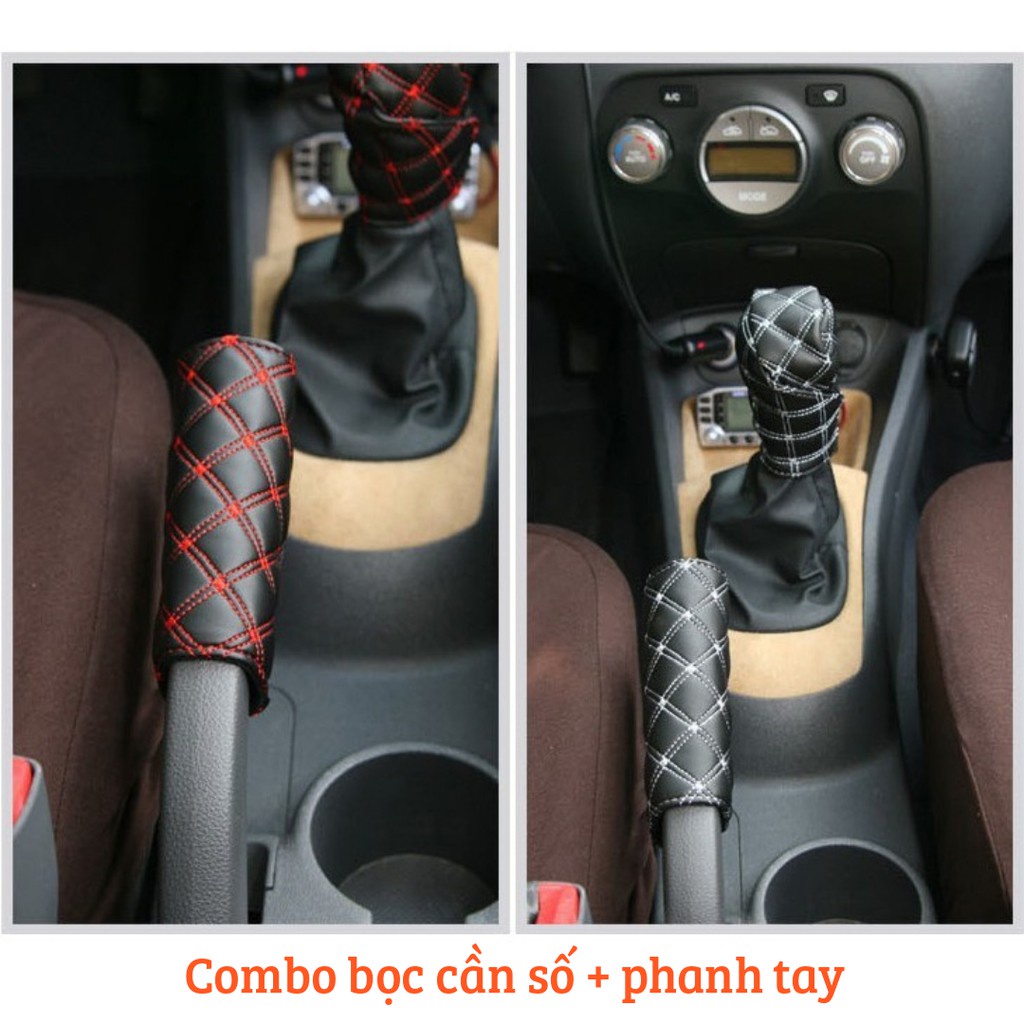 Bọc Cần Số Phanh Tay Cho Xe Ô Tô CARZONE.TOP