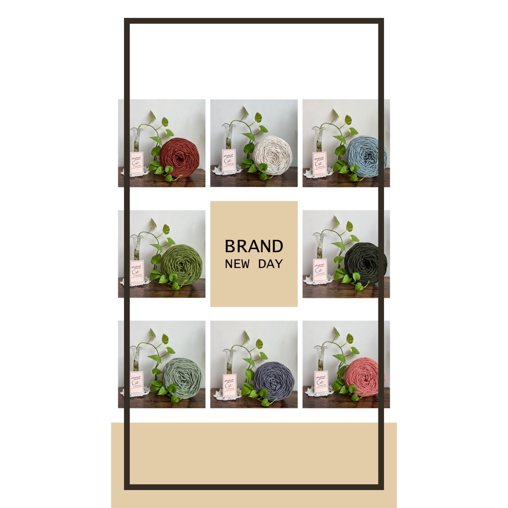 Dây 3 xoắn 3MM thắt Macrame