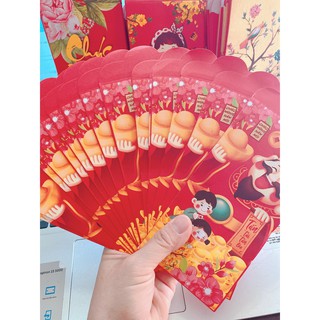 Combo 10 bao lì xì tết giáp thìn 2024 5k/cái ngẫu nhiên