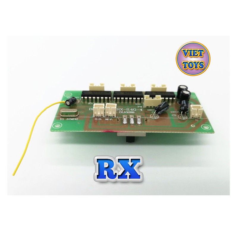 tx + rx máy xúc 15 kênh sóng 2.4GHZ