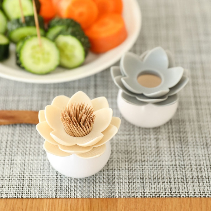 Hộp đựng tăm bông hình hoa sen xinh xắn