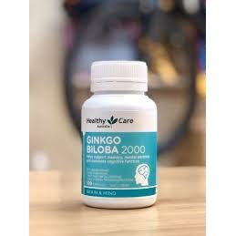 Viên uống bổ não Úc Healthy Care Ginko Biloba 2000 100 Viên