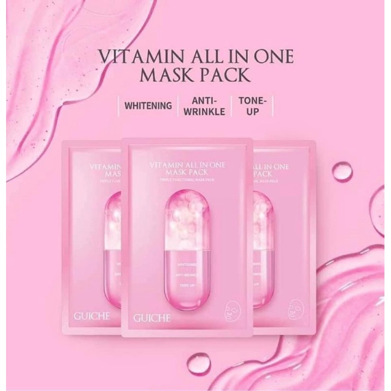 Mặt Nạ GUICHE All in One Mask Pack (7 miếng)