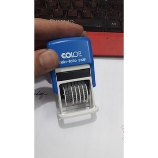 Con dấu 6 số liền mực (Colop S126)