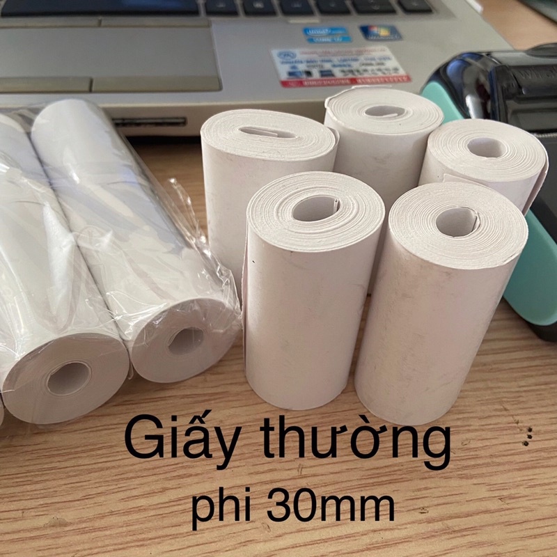 Giấy in nhiệt loại tốt MAX PAPER HAPPY KHAMIPAPER - Giấy in hoá đơn bill k57 58mm