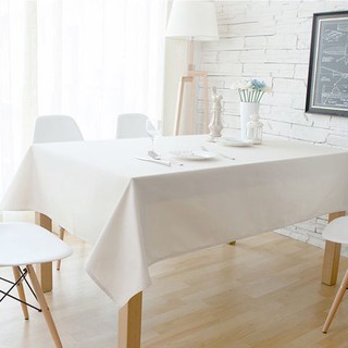 KHĂN TRẢI BÀN LAN DECOR TB280-5 VẢI TRƠN(MÀU TRẮNG) KHÔNG VIỀN DÀNH CHO BÀN TIỆC, PHÒNG BẾP