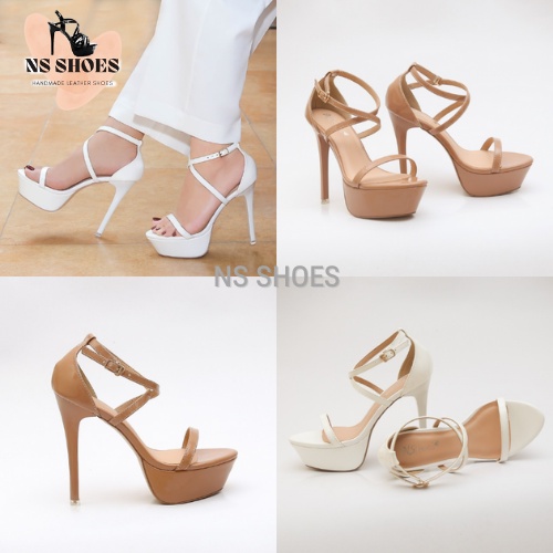 Giày cao gót đế đúp quai hậu bít gót, da mềm, êm chân, thanh lịch, trẻ trung - NS2124