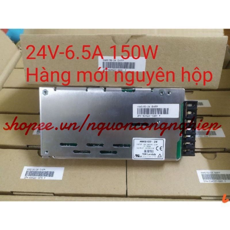 Nguồn TDK-LAMBDA HWS150 -24  24V-6.5A mới 100% (mã ko nắp )