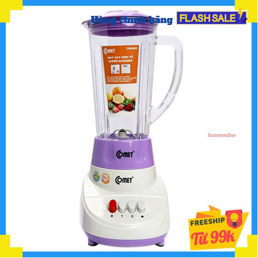 Máy xay sinh tố COMET CM9985 2 cối 1.25L