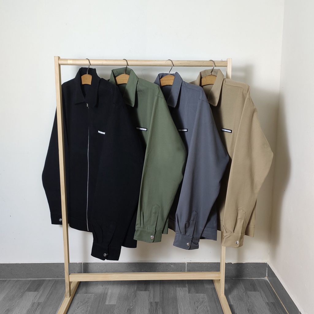 Áo khoác nam Khaki Work Jacket THEBROTHERS - chất dày dặn nhiều màu Form rộng unisex