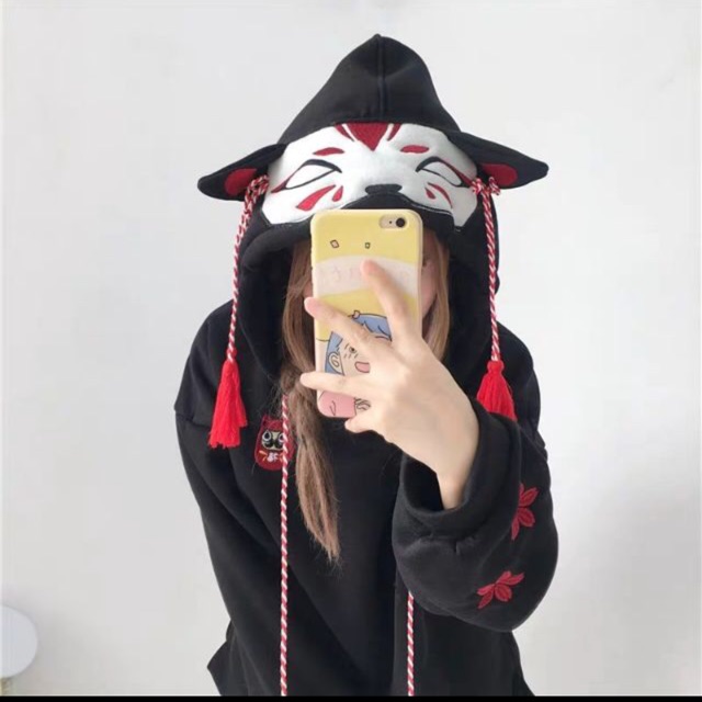 Áo hoodie ullzang Nhật Bản