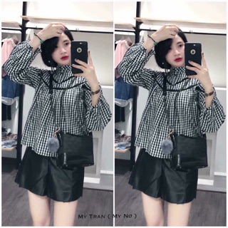 Áo somi kẻ