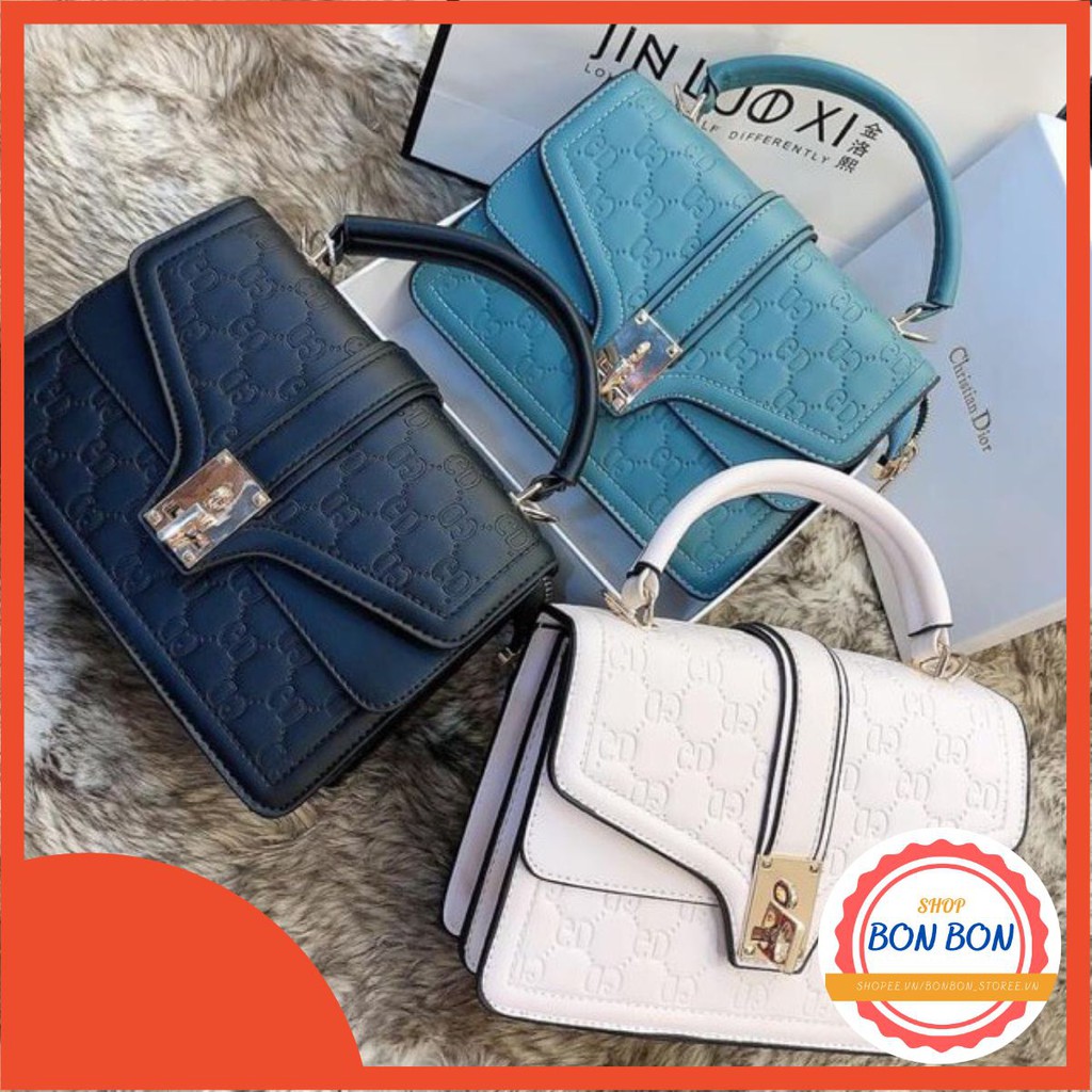 🌸 TÚI XÁCH NỮ/ TÚI ĐEO CHÉO DÁNG HỘP CHẤT DA MỀM 2 DÂY