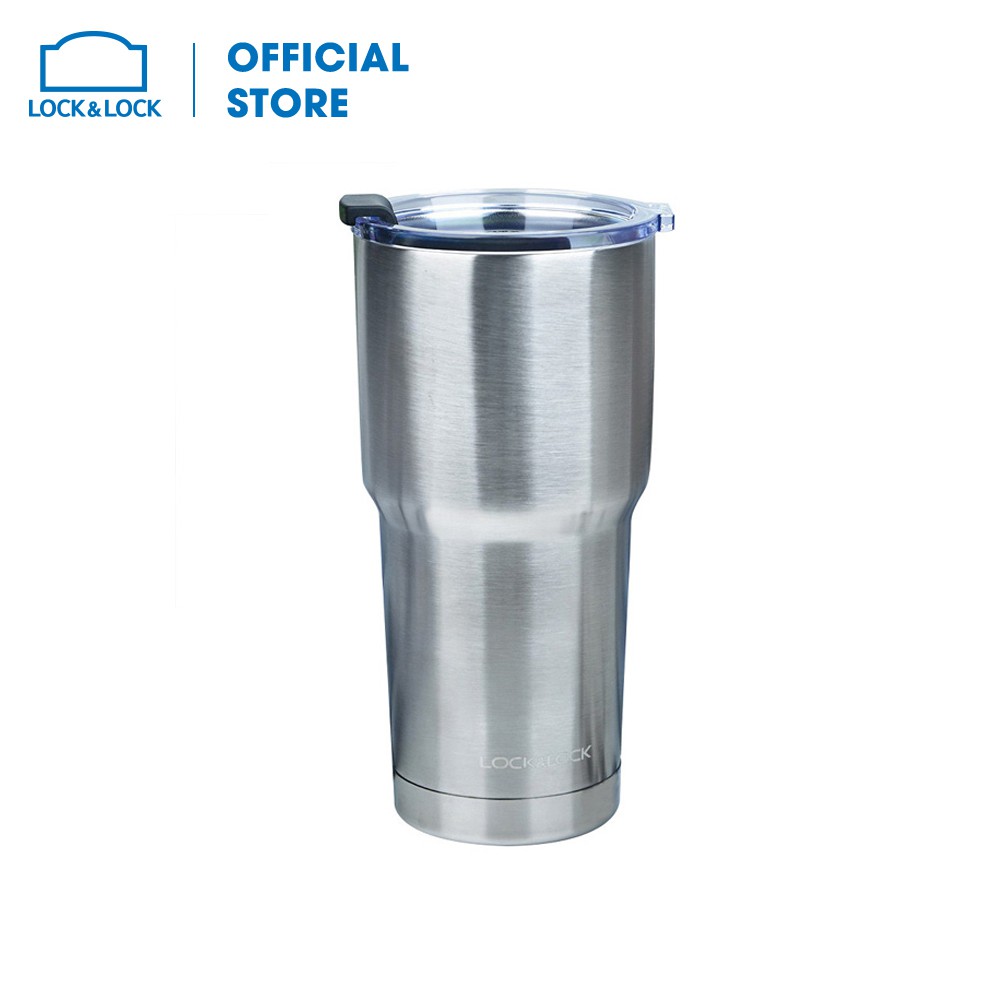 [Mã LIFEL11 giảm 8% tối đa 100K đơn 300K] Bình giữ nhiệt Lock&Lock Swing Tumbler 470ml Màu bạc [LHC4136SLV]