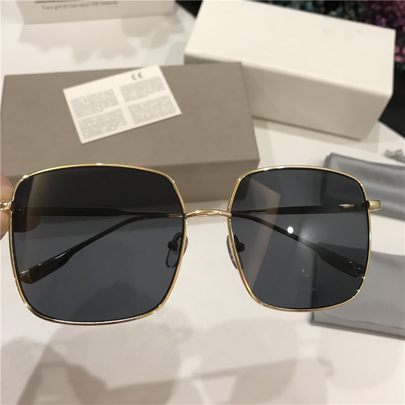 Kính mát gọng vuông kính thời trang chống nắng phong cách cổ điển cho nam cực chất -VUÔNG ĐEN