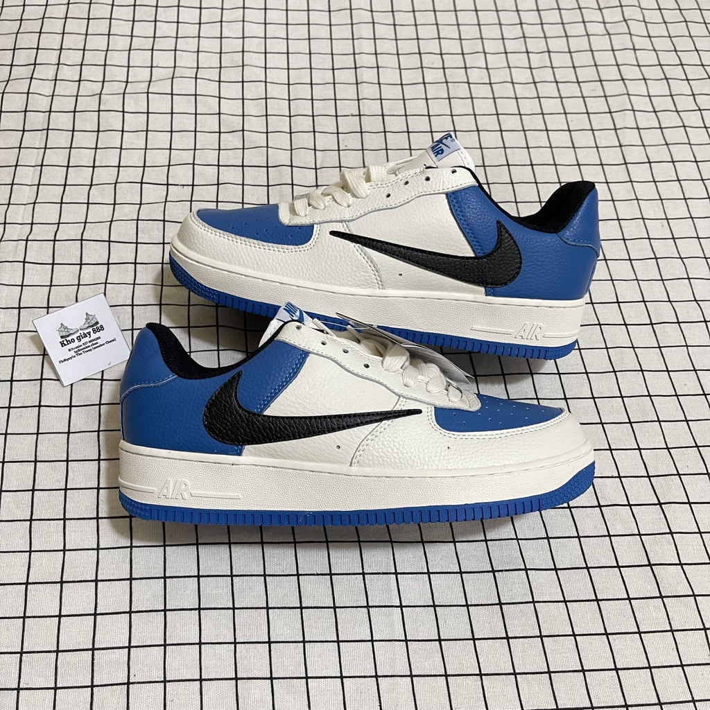 Giày AF1 Travis scott trắng xanh mới