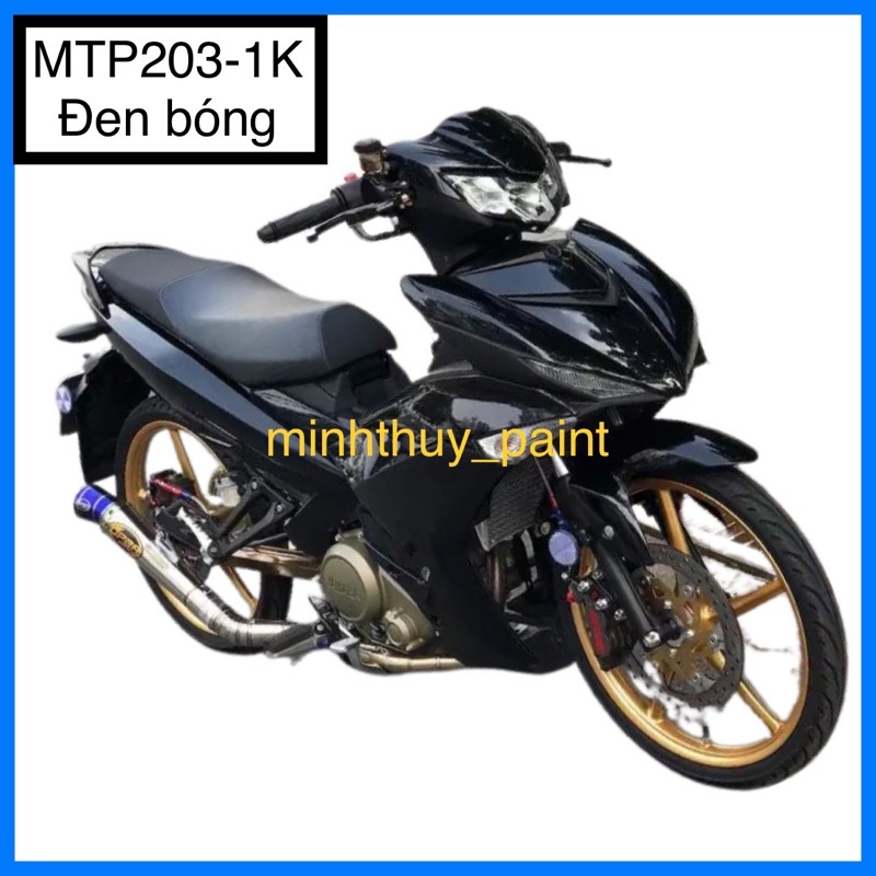 Sơn xe máy Yamaha Exciter màu Đen bóng MTP203-1K Ultra Motorcycle Colors