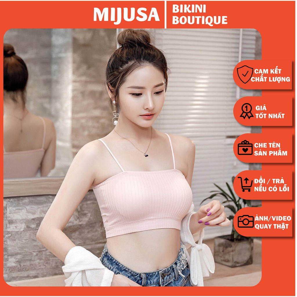 Áo Bra Quây Cotton Cho Bạn Gái 4 Màu Sexy Gợi Cảm Siêu Đẹp AL03 - mijusa