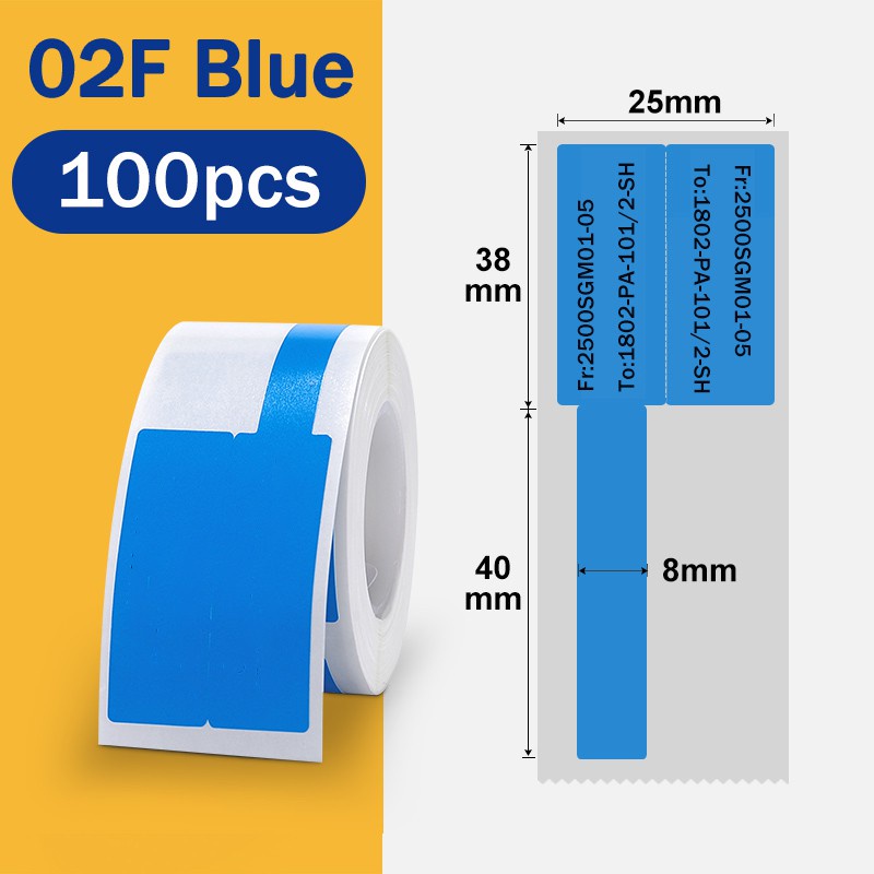 Nhãn Dán Sợi Dây Cáp Mạng Hình Chữ p R2 Nimbot B21 / B203 / B3S