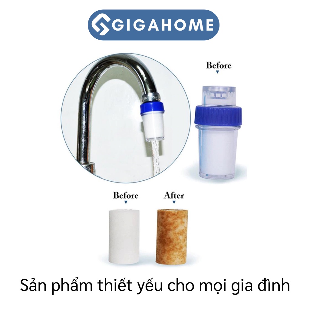 Thiết Bị Lọc Nước Tại Vòi GIGAHOME Bằng Bông Tốc Độ Nhanh Chóng, An Toàn Sức Khỏe 7417
