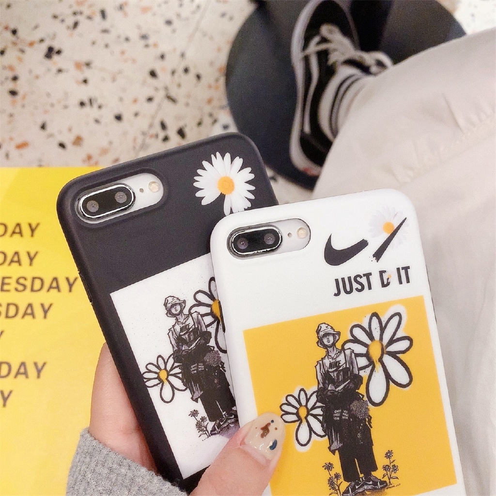 Ốp Điện Thoại Hình Hoa Cúc Xinh Xắn Cho Iphone 7 / 8 + Iphonexs Max Xr 11 Pro 6 | BigBuy360 - bigbuy360.vn