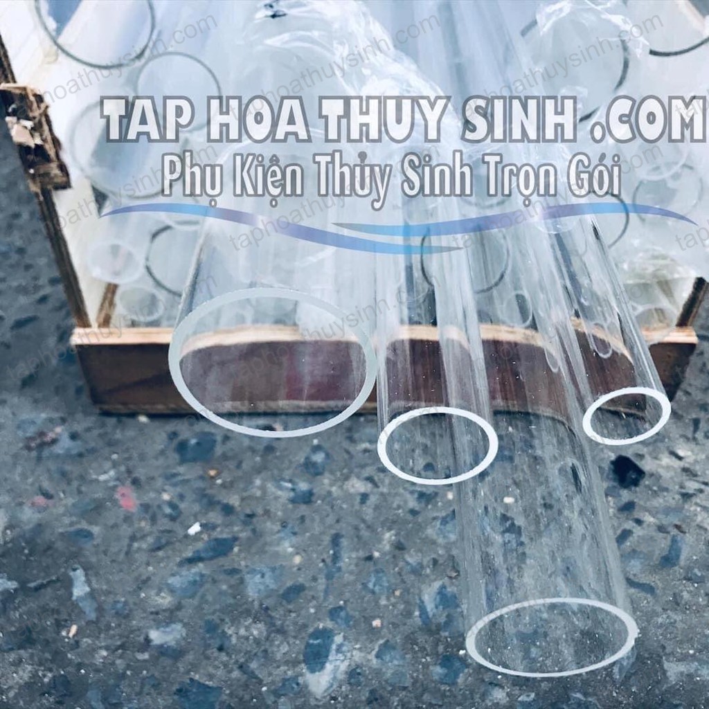 ỐNG NHỰA CỨNG ACRYLIC TRONG SUỐT CÂY DÀI 1M SIZE OD 140,150,160,180,200mm