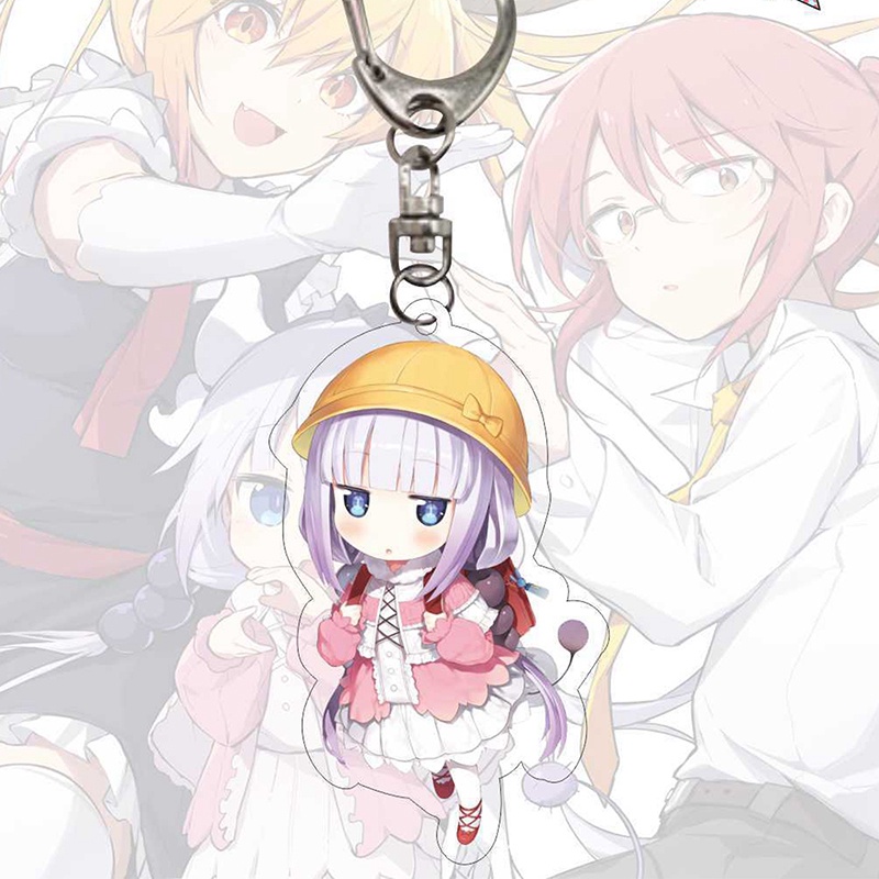 Tmdbyx Móc Khóa Acrylic Hình Nhân Vật Anime Kobayashi San Chi No Maid Dragon Miss Kobayashi 'S Dragon Maid Kanna Kamui