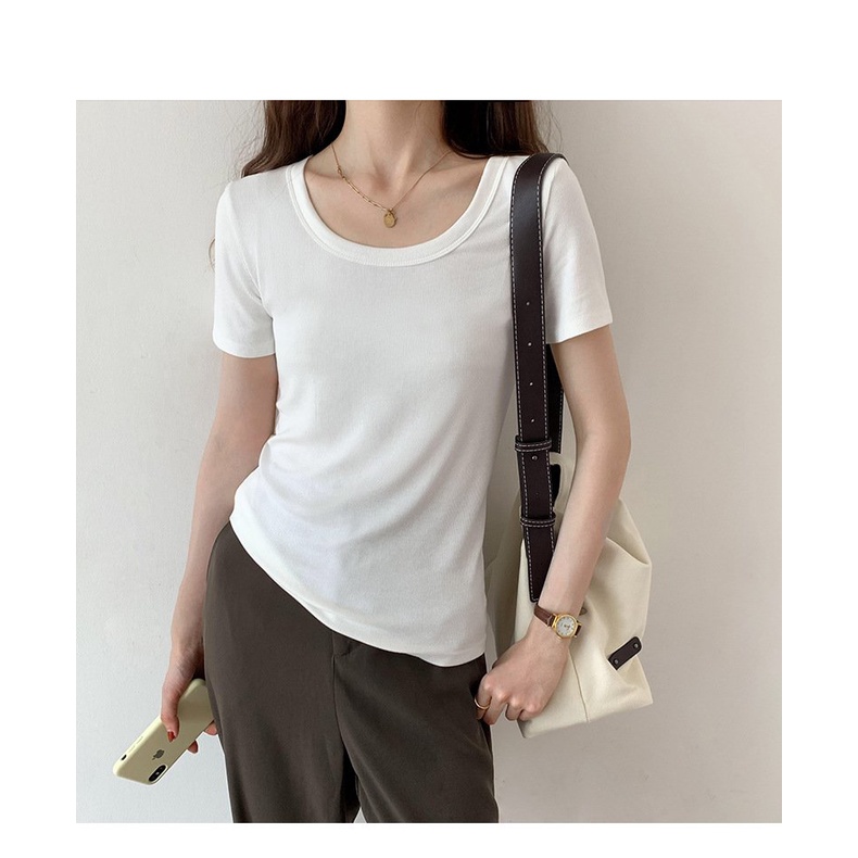 Áo phông nữ ❤️ICOTTON❤️ Áo phông cổ tròn chất liệu thun tăm cao cấp mềm, mịn mặc hè cực mát