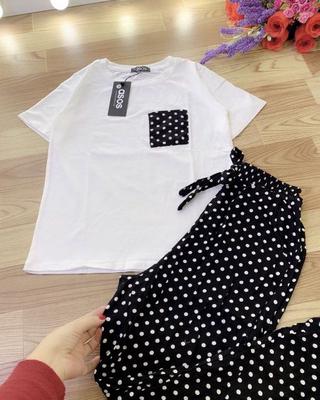 Bộ áo pull quần lanh mặc nhà