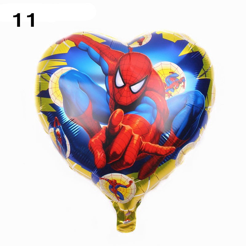 Bong bóng họa tiết siêu anh hùng 18 inch trang trí tiệc cho bé