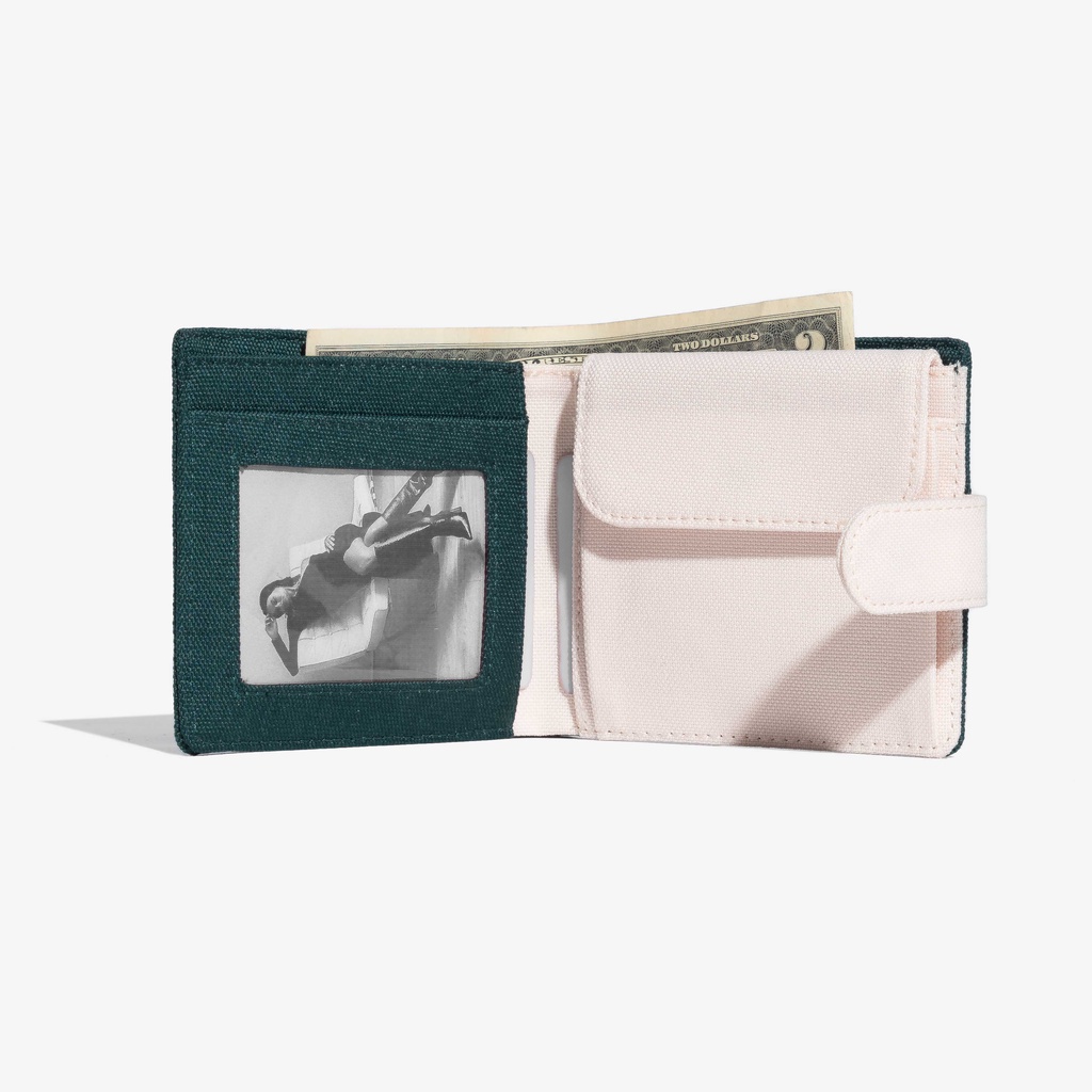 Ví vải gập đôi unisex DIM June Wallet Ngang - 5 màu
