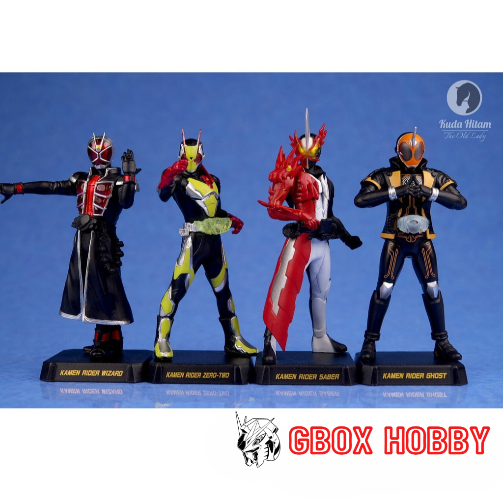 Mô hình trứng Gashapon Bandai HG Kamen Rider New Edition 03 Saber Ghost Zero Wizard