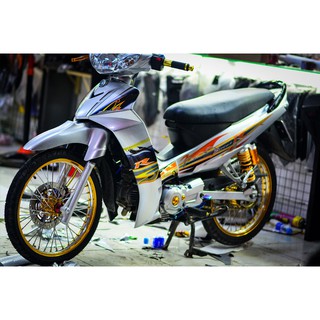 Decal Tem Xe Sirius Cam Bạc