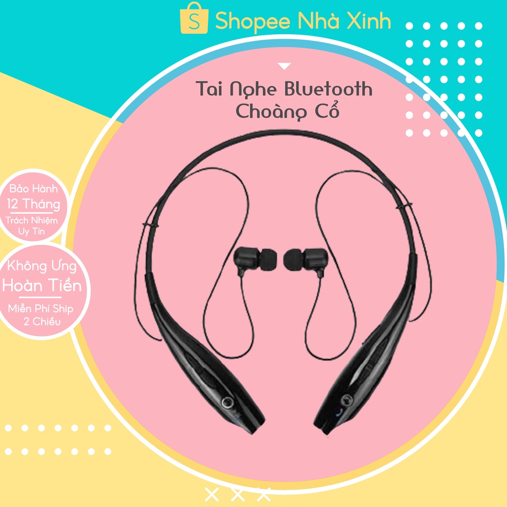 Tai Nghe Bluetooth Choàng Cổ Cao Cấp - Bảo Hành 12 Tháng