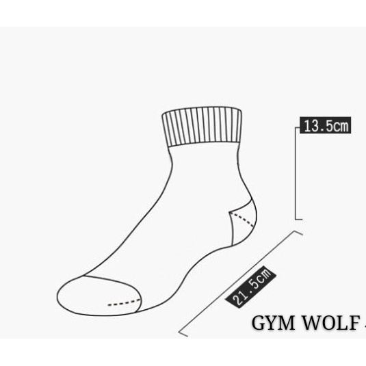 Vớ cotton cổ lửng Nam Nữ phong cách đơn giản, thể thao, trẻ trung, năng động.