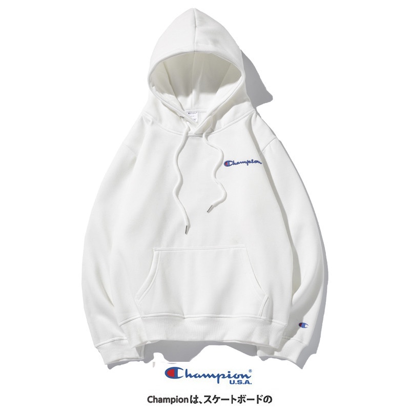 Áo hoodie lót nhung cotton đơn giản thời trang dành cho cặp đôi