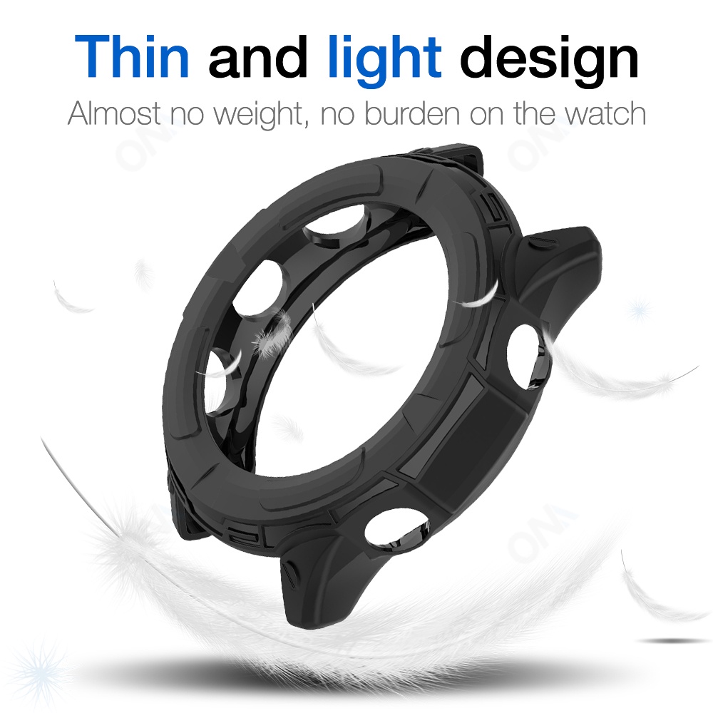 Vỏ TPU Mềm Bảo Vệ Nửa Phần Cho Garmin Forerunner 955 255 Forerunner955