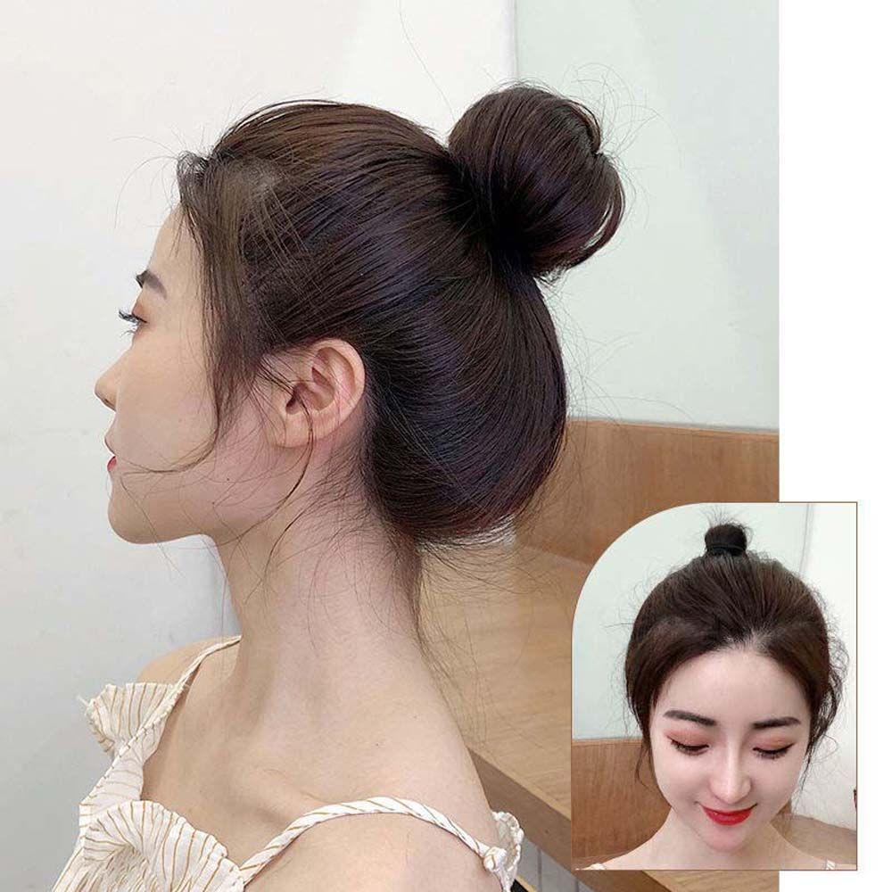Búi Tóc Giả Bằng Sợi Tổng Hợp Tự Nhiên Dành Cho Nữ