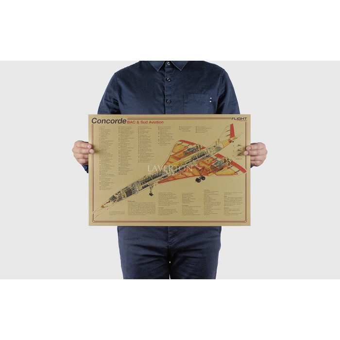 Poster hình chiến binh 51x36cm phong cách retro trang trí nhà cửa