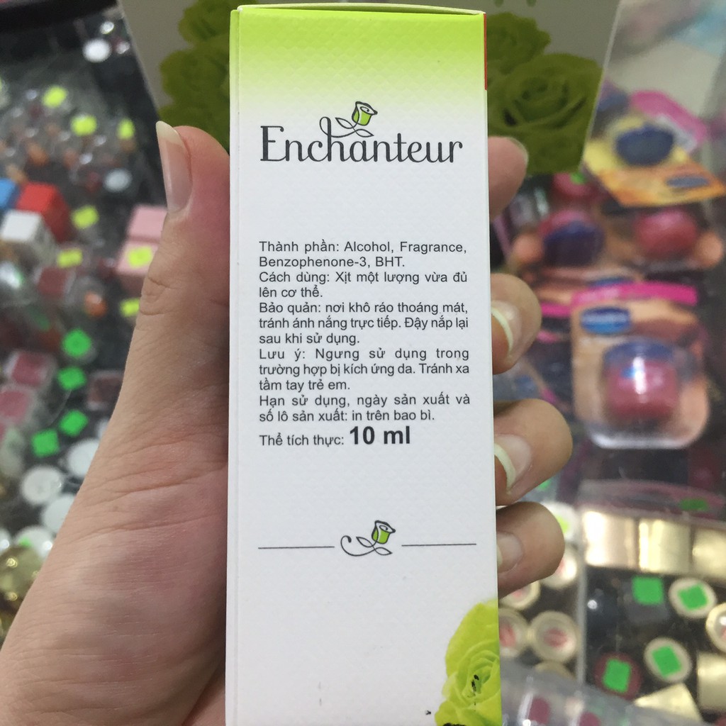 Enchanteur Nước hoa cao cấp 10 ml Delightful giá bao bì 39.000 vnđ