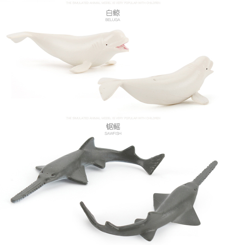 Mô Hình Cá Heo Cá Voi Cá Mập Đồ Chơi Bằng Nhựa Cho Bé