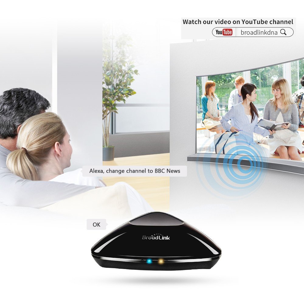 Trung tâm điều khiển nhà thông minh BROADLINK RM PRO+ - RM mini 3 cho ios iphone 13 ipad, Android samsung s22, Xiaomi,..