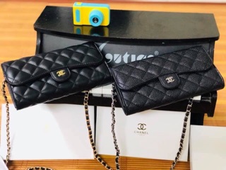 Ví chanel trần chỉ fullbox