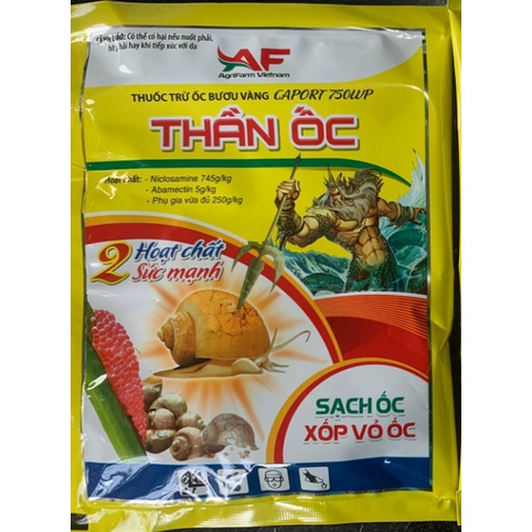 Thuốc diệt ốc sên dạng bột hòa nước - GÓI 18GR - THẦN ỐC