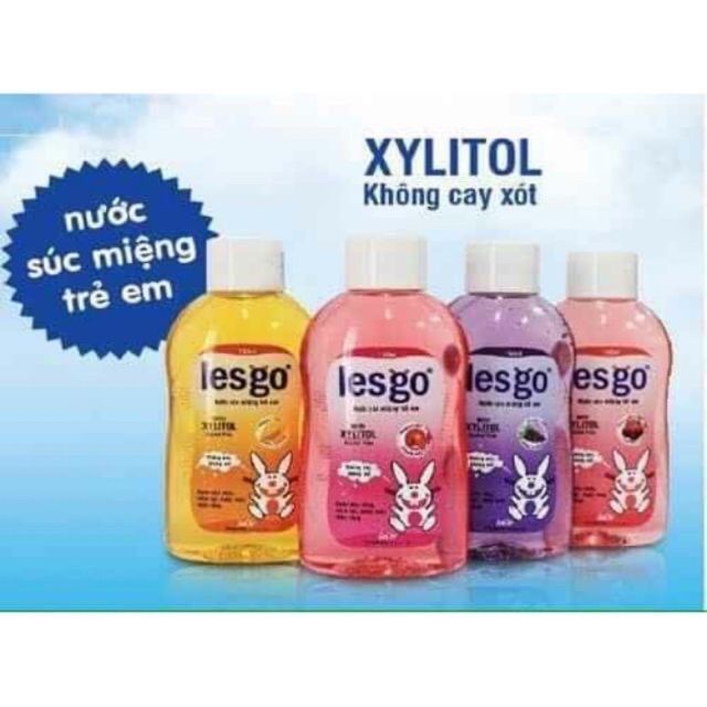 Nước súc miệng trẻ em Lesgo 150ml