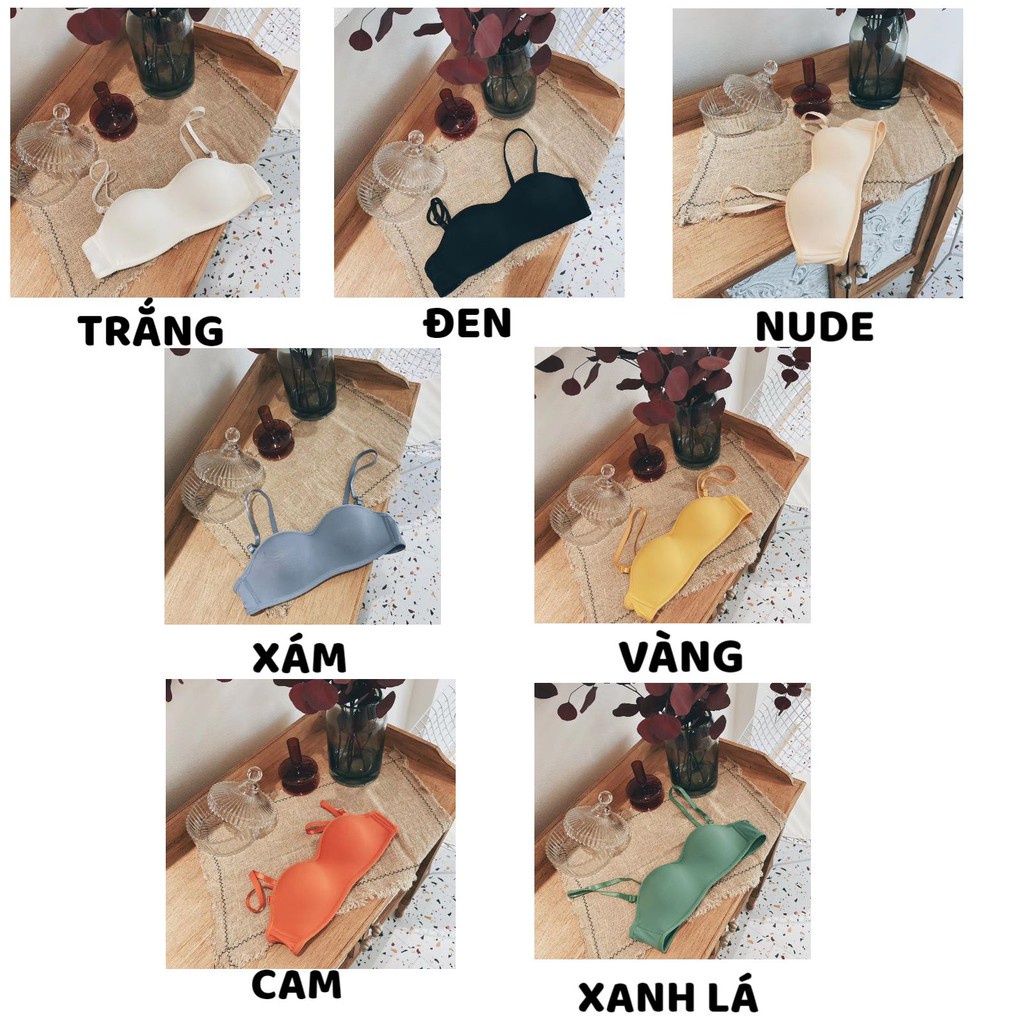 Áo Lót Nữ Không Gọng - Áo Ngực Nữ trơn dây dẹt thời trang cao cấp tôn vòng 1 gợi cảm Lida bikini MÃ AL01