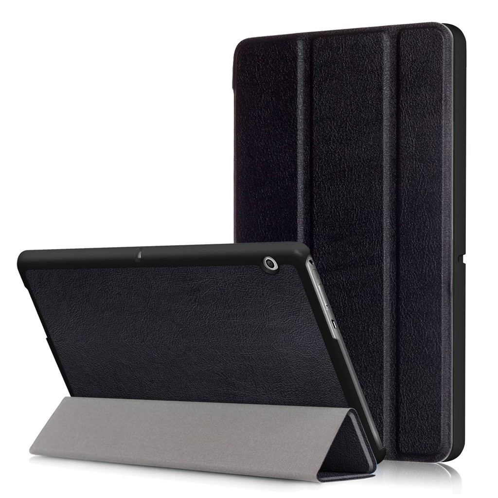For Huawei MediaPad T3 10.0 Stand Ultra Slim Flip PU Leather Shockproof Rugged Tough Case Cover